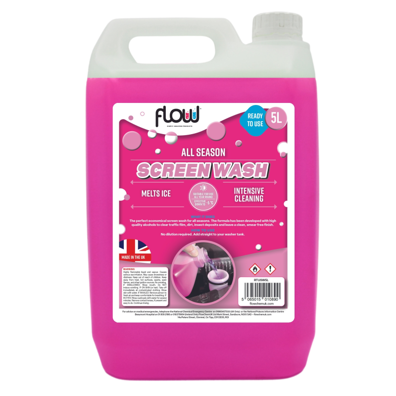 Flow All Seasons Ready To Use Screen Wash 5L Flow All Seasons Ready To Use Screen Wash 5L
